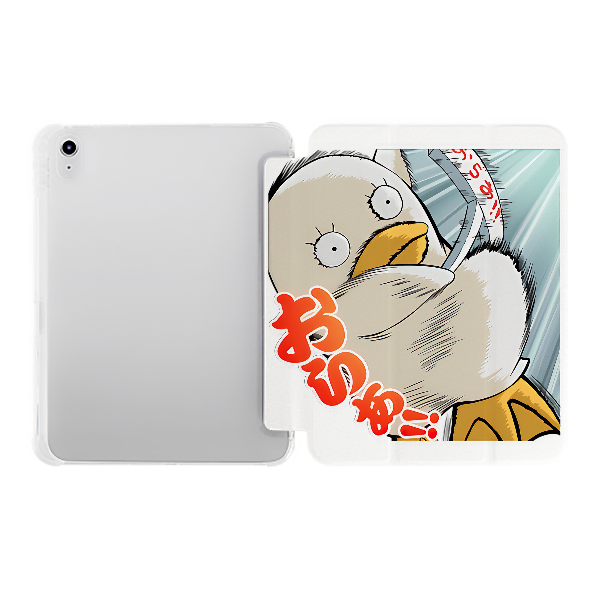 （画像用） ぎんたま 坂田銀時（さかたぎんとき） 神楽 志村新八（しむら しんぱち） GINTAMA Sakata Gintoki Kagura Shimura Shinpachi IPad ケース ペン収納付き 三つ折りスタンド PUレザー×シリコン 対応機種9.5/10.5/10.9インチ